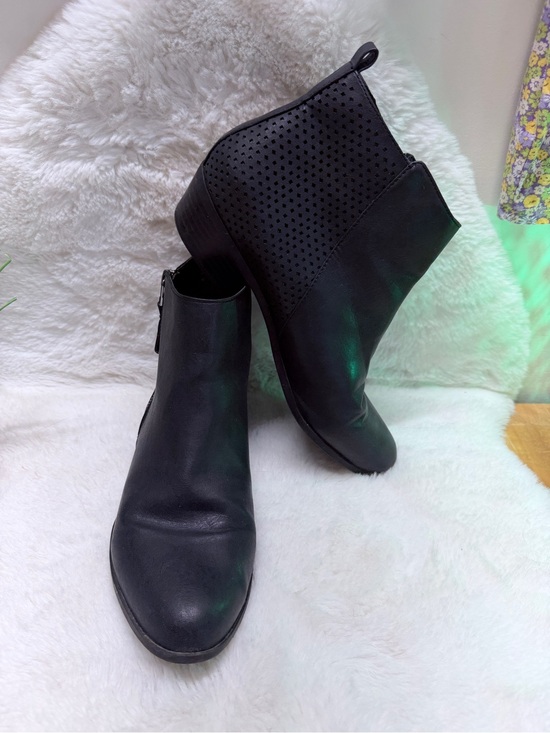 Denver Hayes Shoes - Women’s Black Perforated Ankle Booties Coastal Cowgirl Summer Dancing Boots 🔥